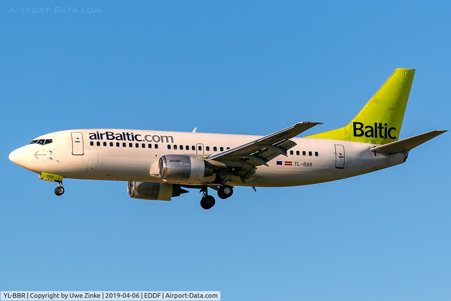 YL-BBR, 1998 Boeing 737-31S C/N 29266, eveming