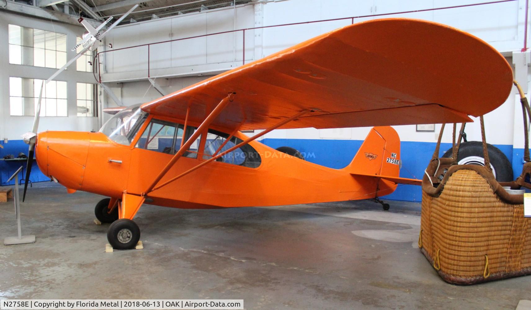 N2758E, 1946 Champion Aeronca 7AC C/N 7AC-6338, Aeronca 7AC