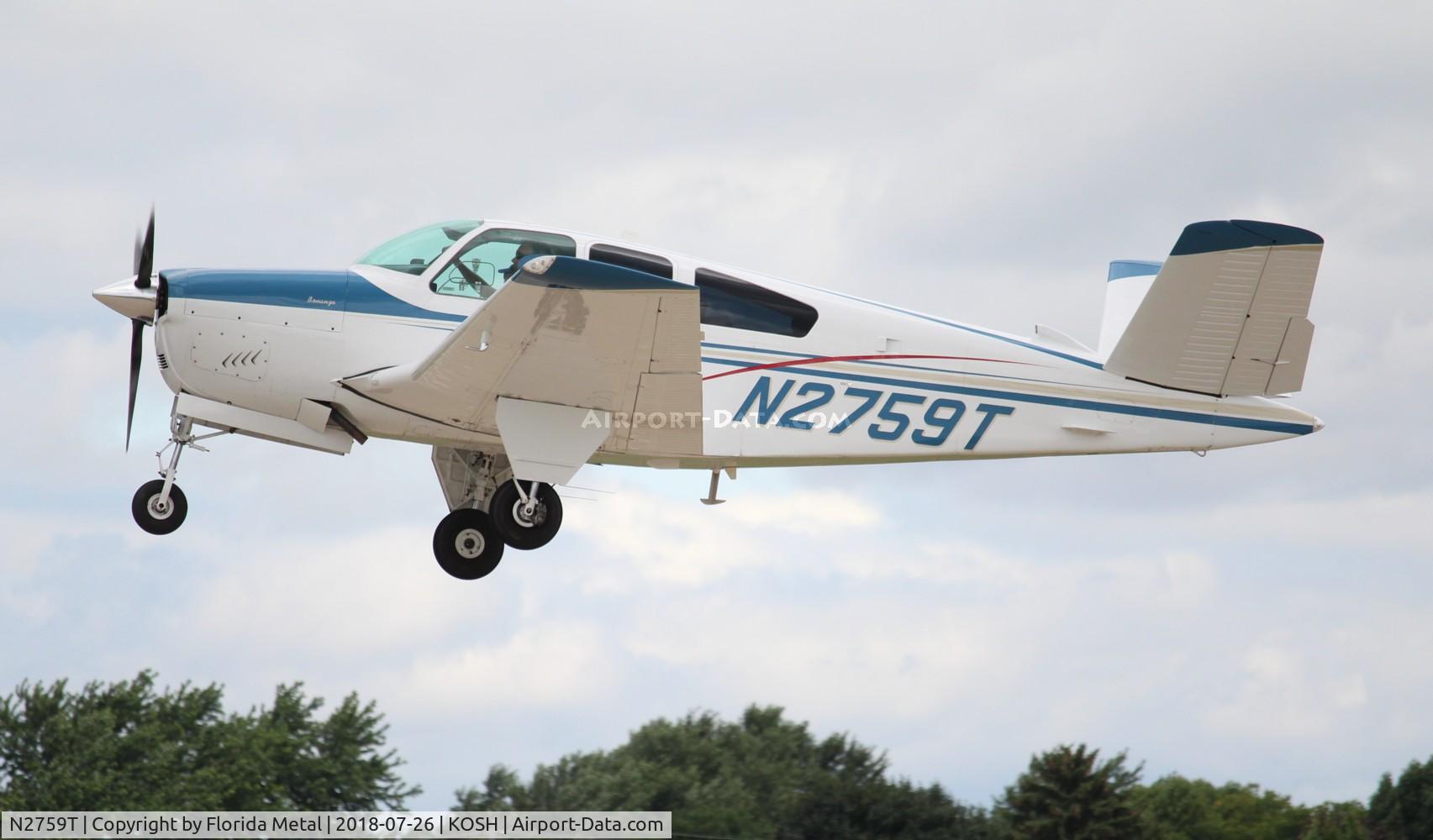 N2759T, 1967 Beech V35 Bonanza C/N D-8468, Bonanza 35