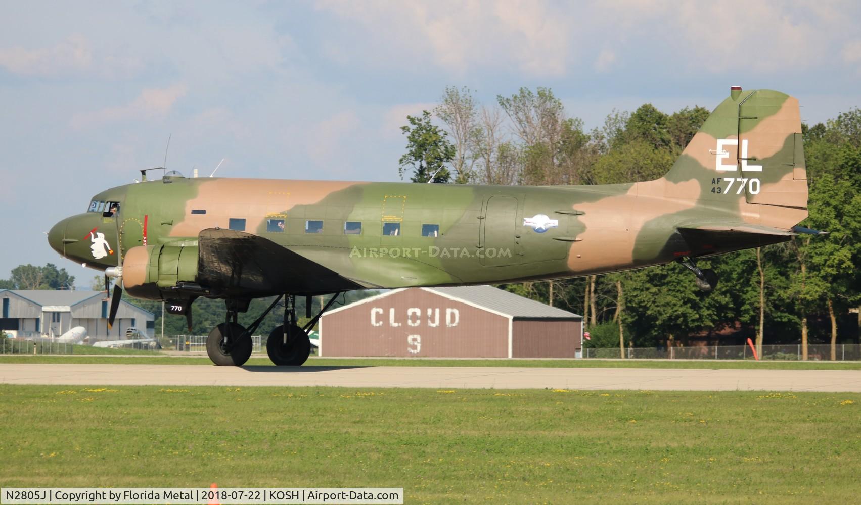 N2805J, 1944 Douglas DC3C-R-1830-90C C/N 20835, AC-47