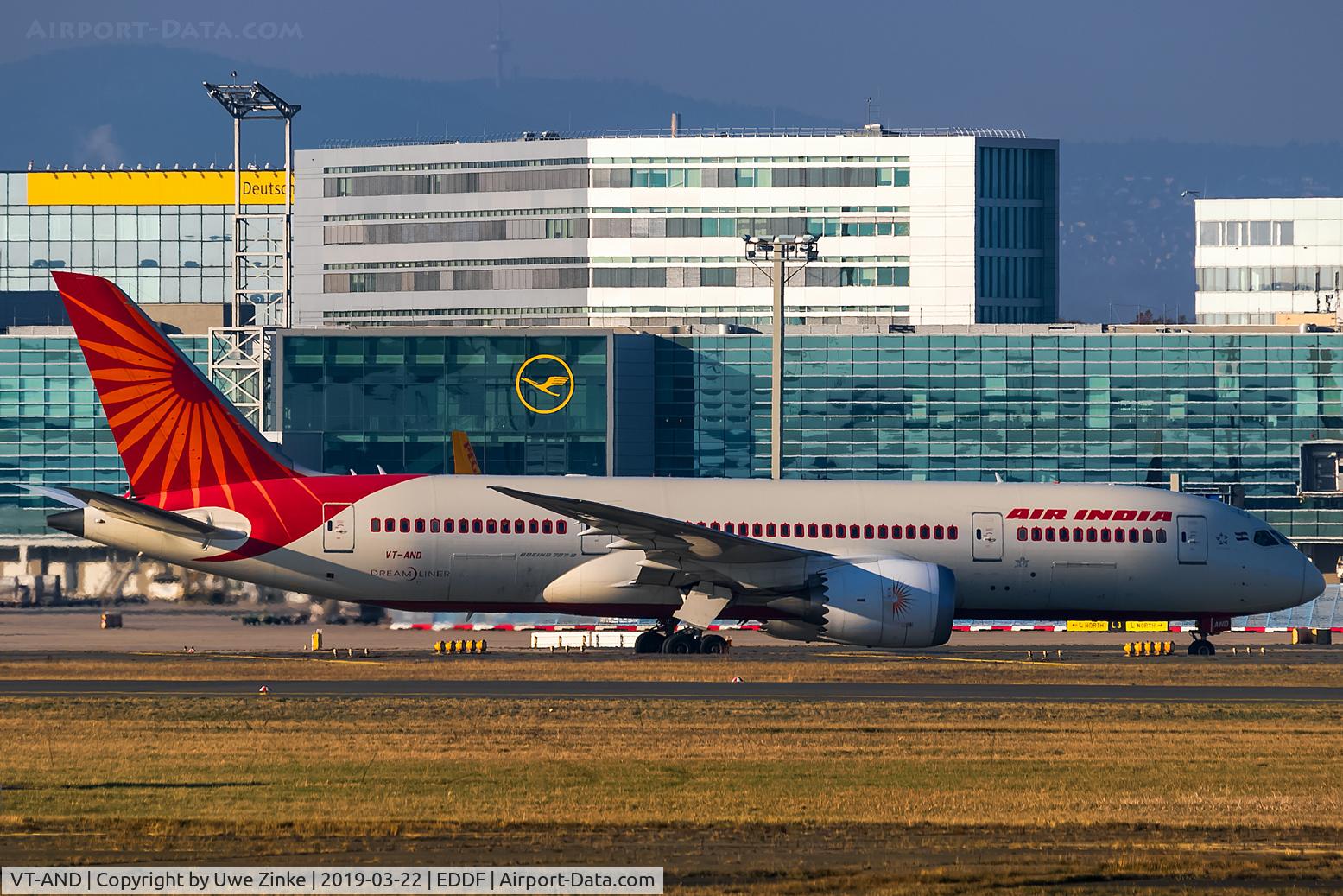 VT-AND, 2011 Boeing 787-8 Dreamliner C/N 36278, early morning