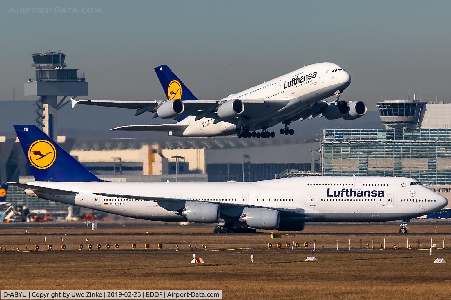 D-ABYU, 2015 Boeing 747-830 C/N 37845, giants