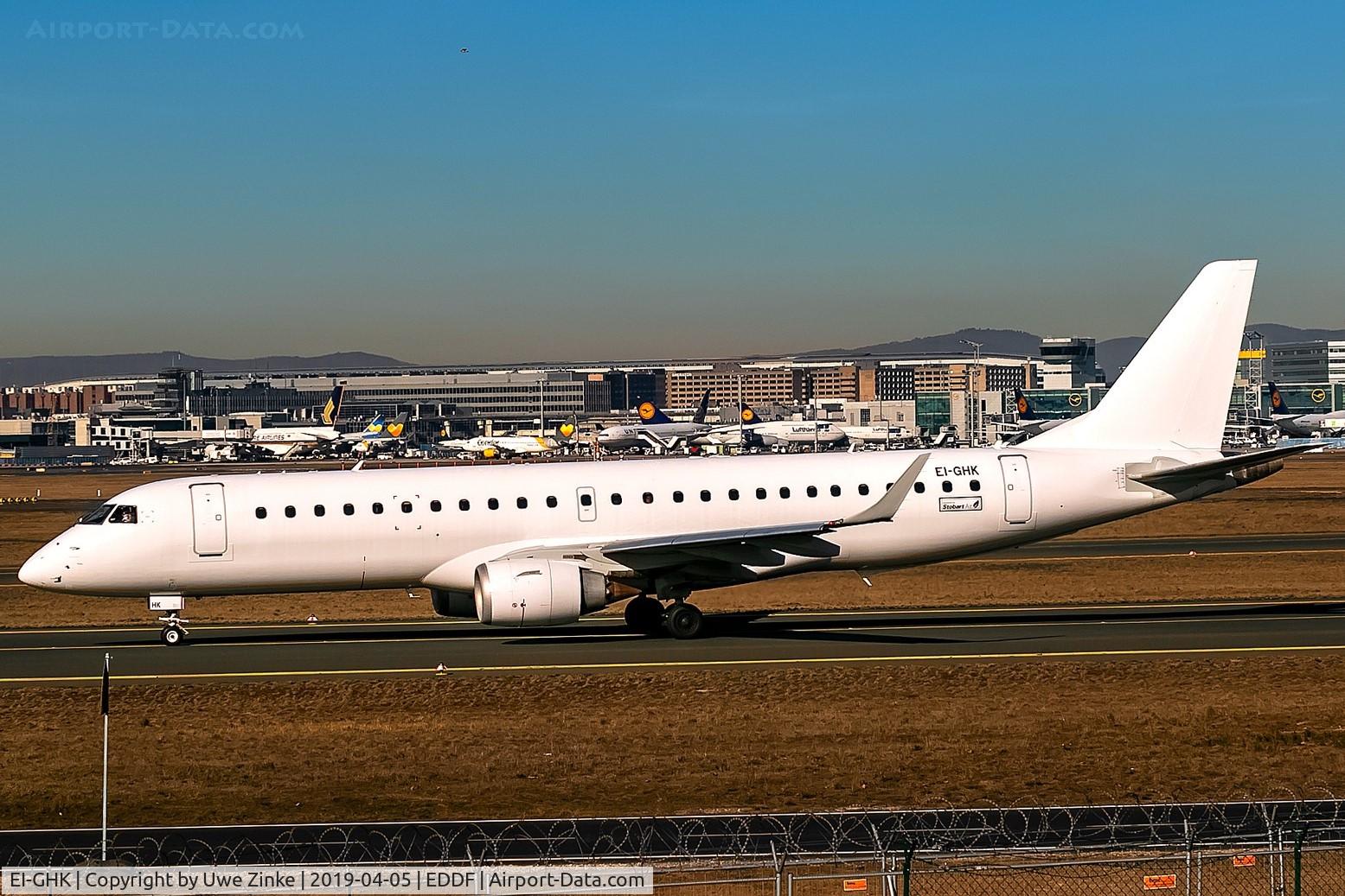EI-GHK, 2008 Embraer 190AR (ERJ-190-100IGW) C/N 19000218, rare guest