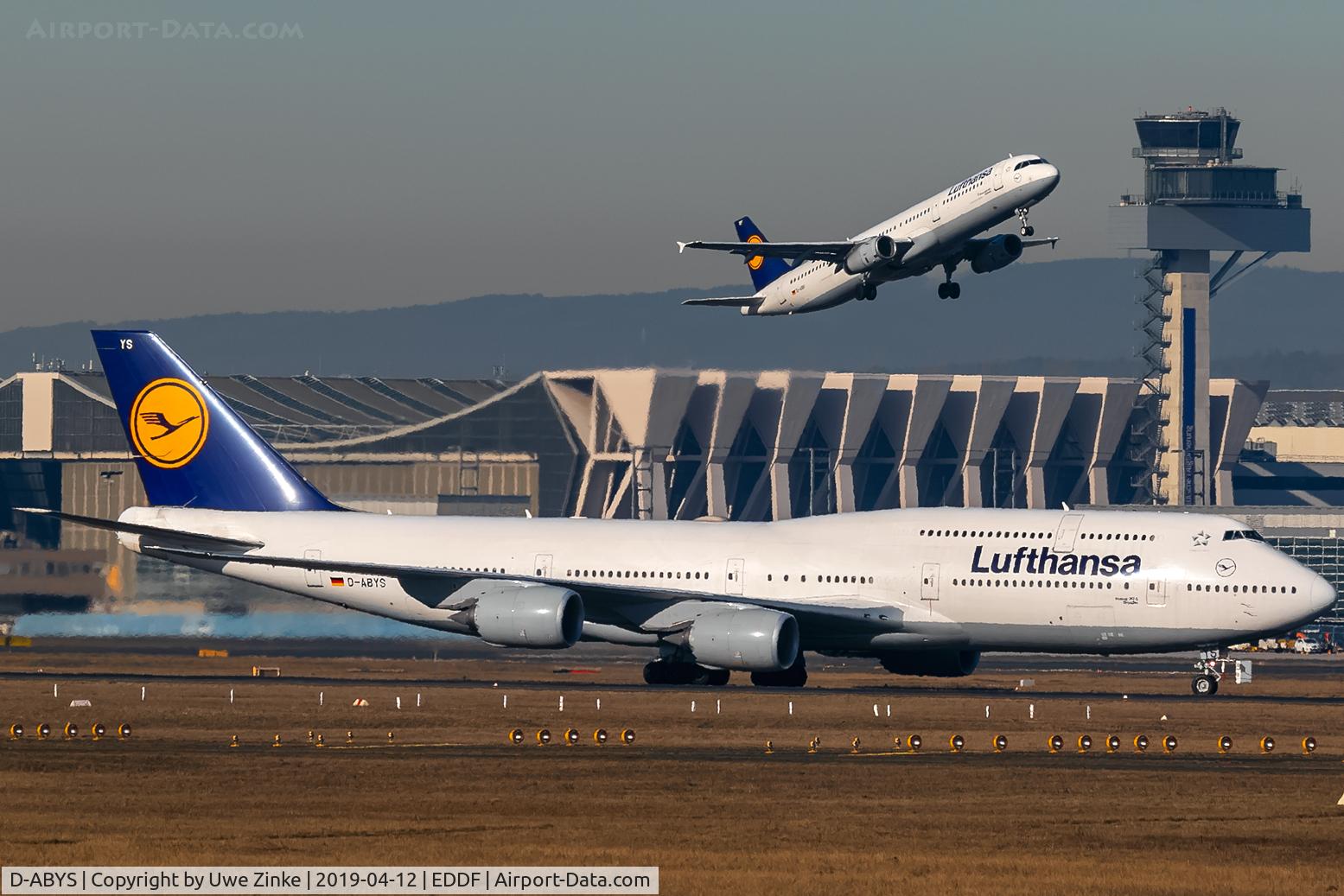 D-ABYS, 2015 Boeing 747-830 C/N 37843, Frankfurt