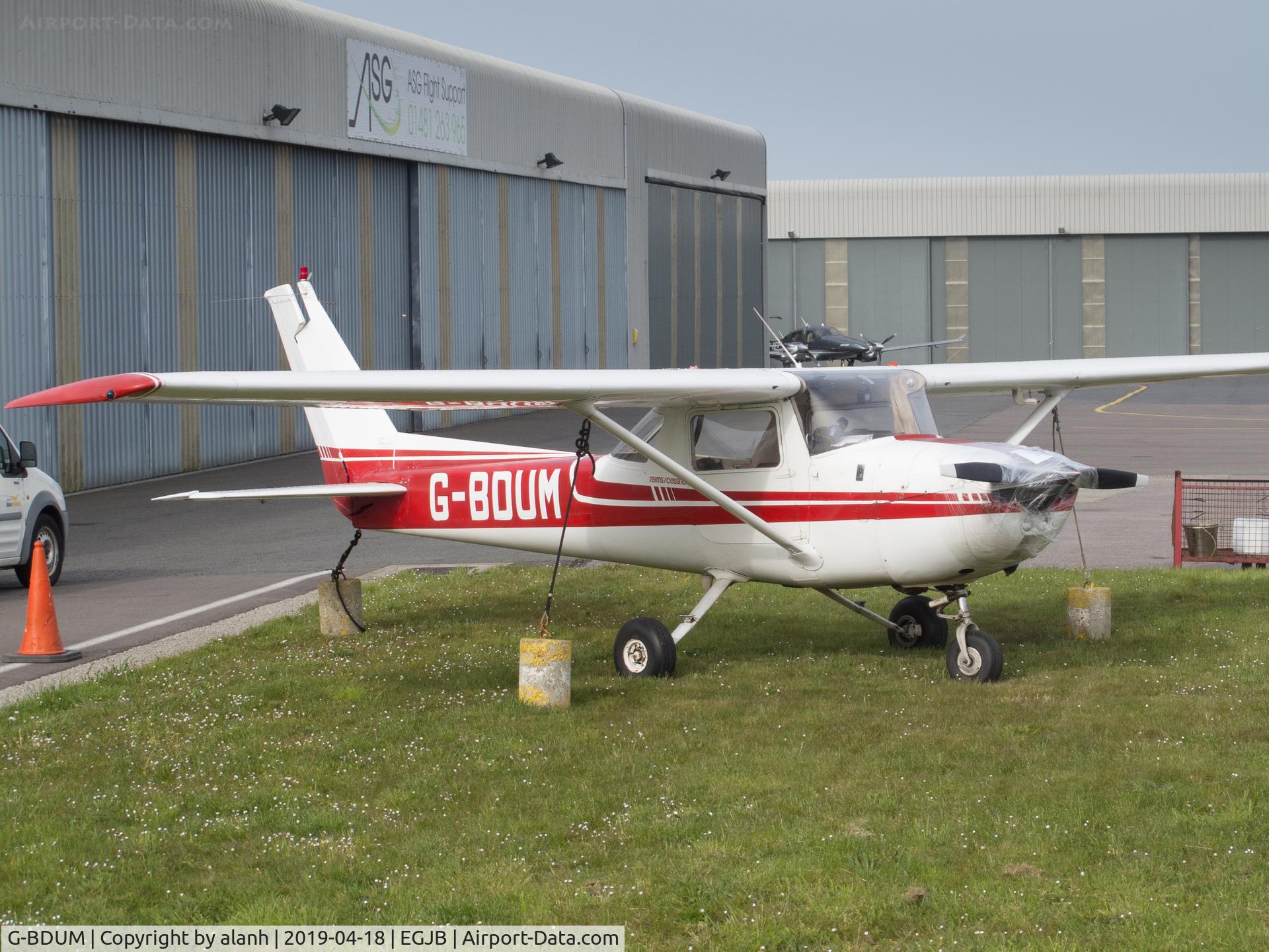 G-BDUM, 1976 Reims F150M C/N 1301, Parked at ASG, Guernsey