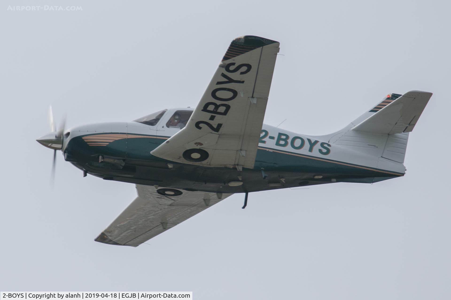 2-BOYS, 1994 Rockwell Commander 114B C/N 14609, Departing Guernsey