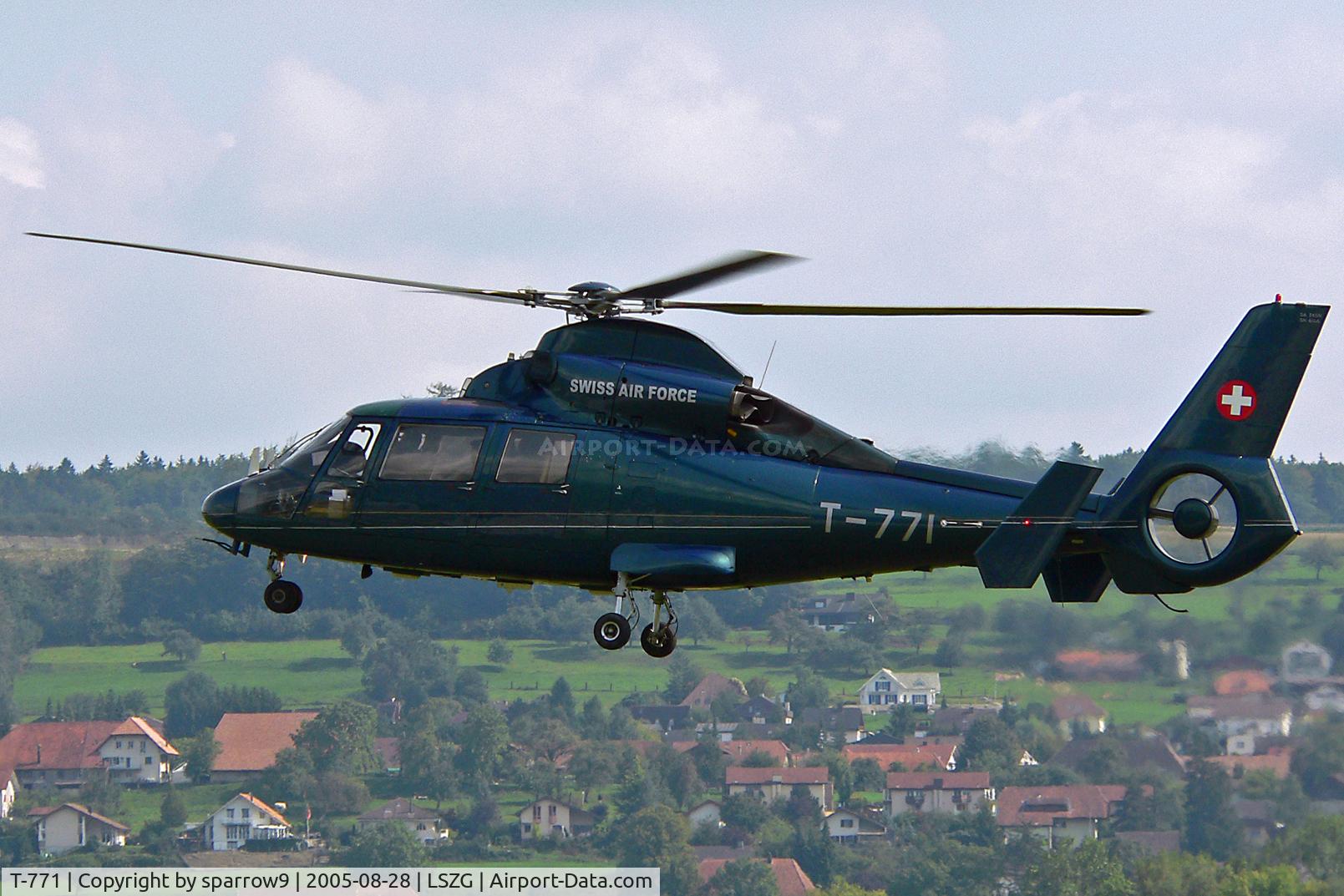 T-771, 1985 Aerospatiale AS-365N Dauphin C/N 6146, At Grenchen.