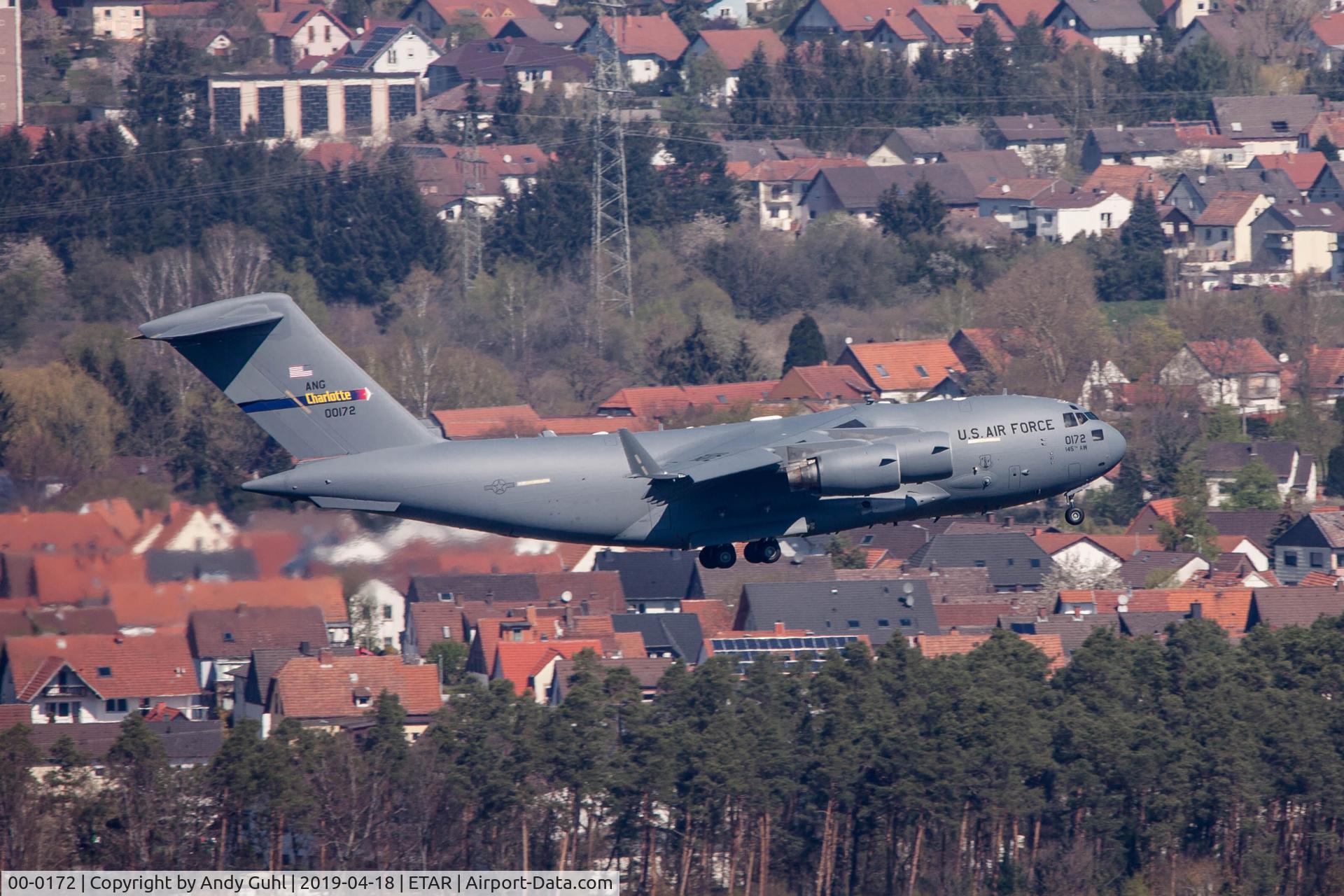 00-0172, 2001 Boeing C-17A Globemaster III C/N P-72, Boeing C-17A Globemaster III