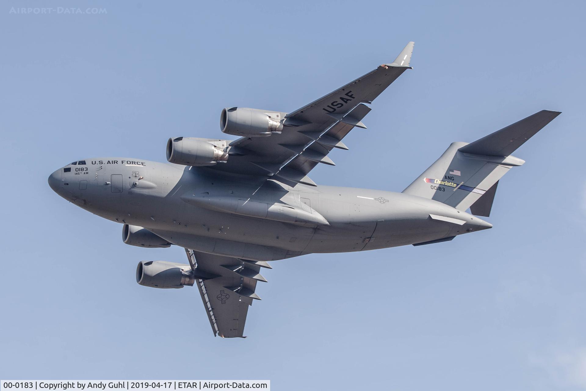 00-0183, 2000 Boeing C-17A Globemaster III C/N P-83, Boeing C-17A Globemaster III