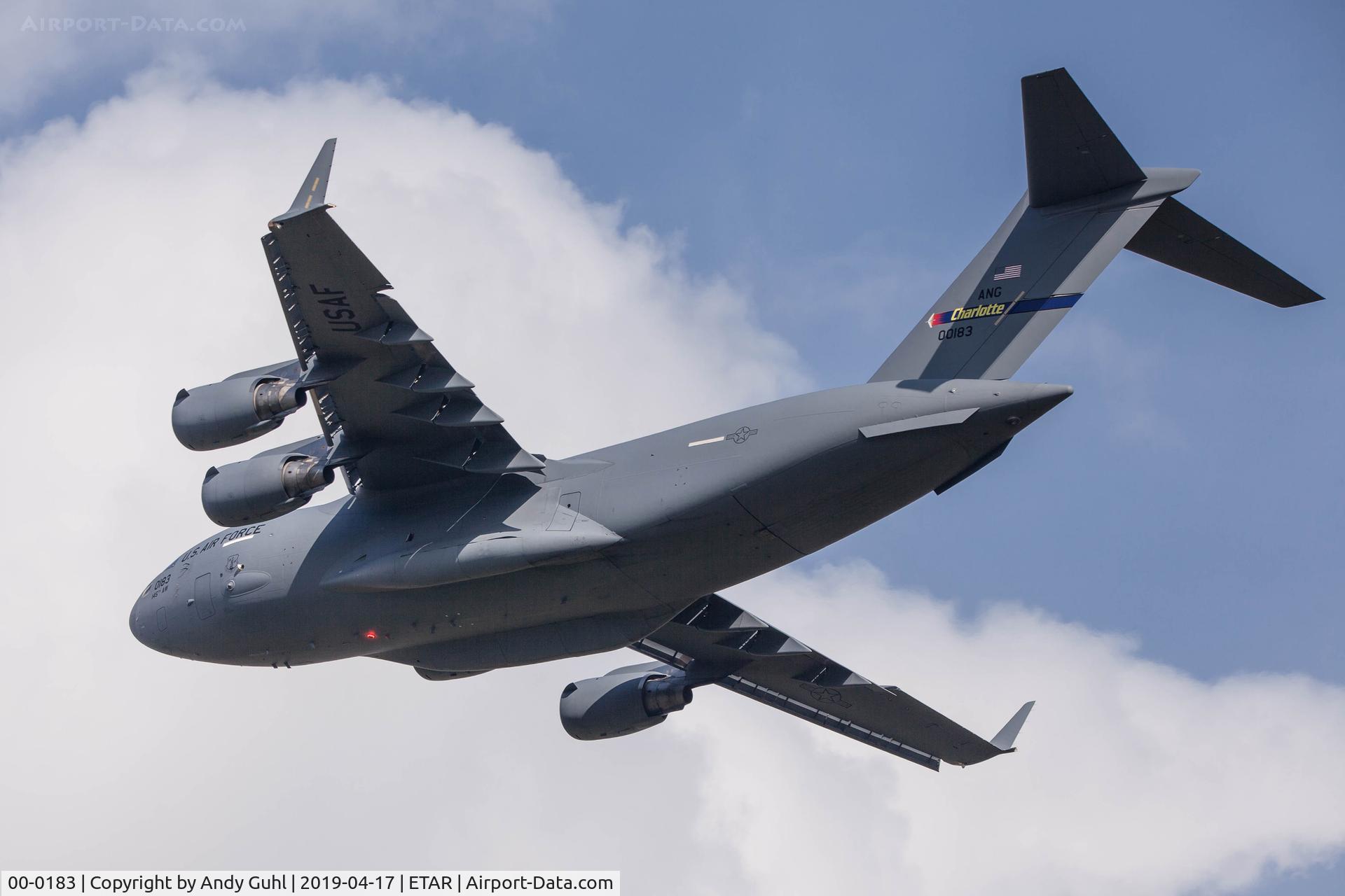 00-0183, 2000 Boeing C-17A Globemaster III C/N P-83, Boeing C-17A Globemaster III