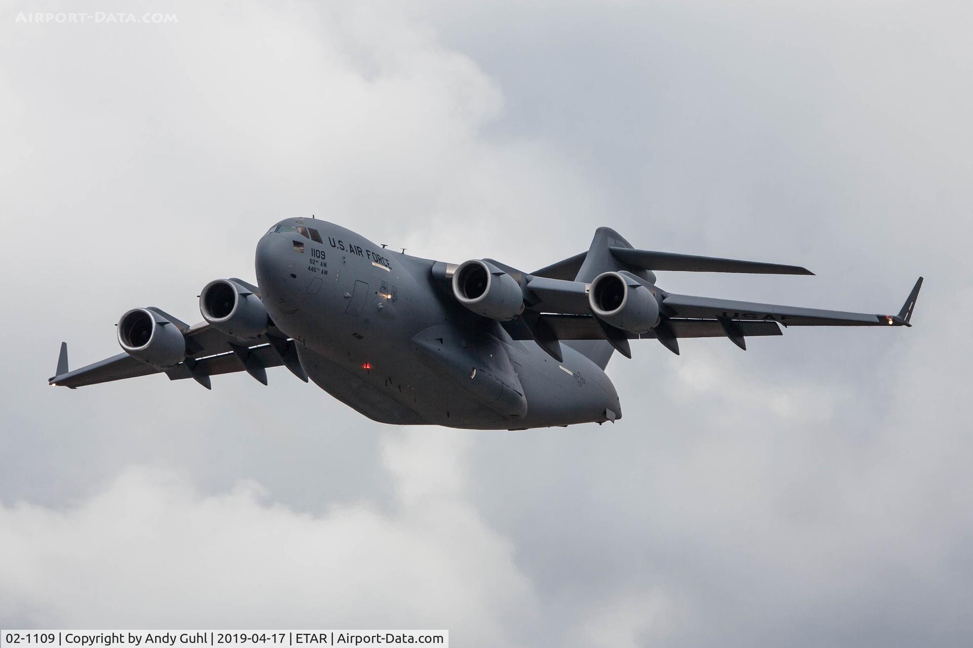 02-1109, 2002 Boeing C-17A Globemaster III C/N P-109, Boeing C-17A Globemaster III