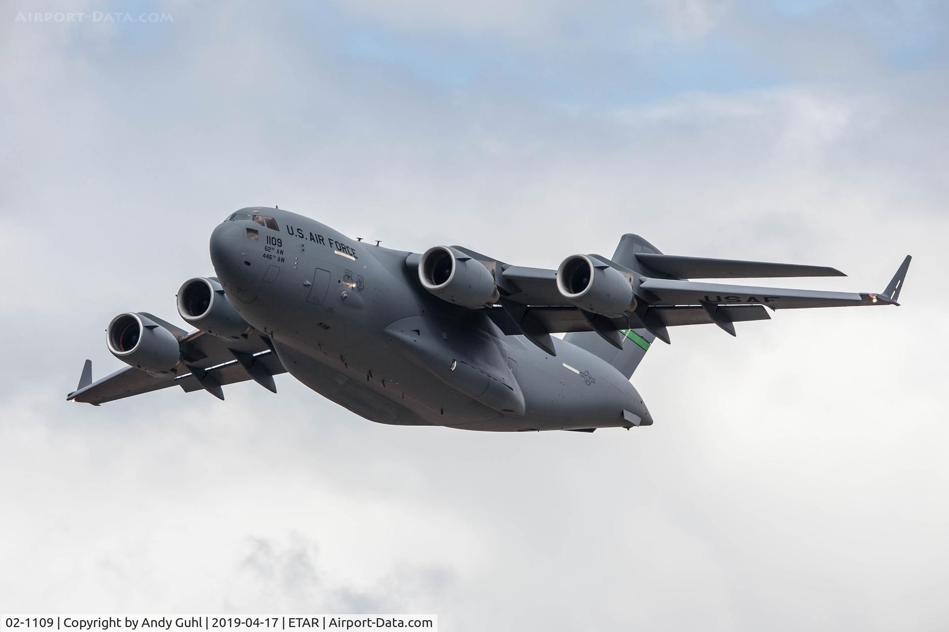 02-1109, 2002 Boeing C-17A Globemaster III C/N P-109, Boeing C-17A Globemaster III