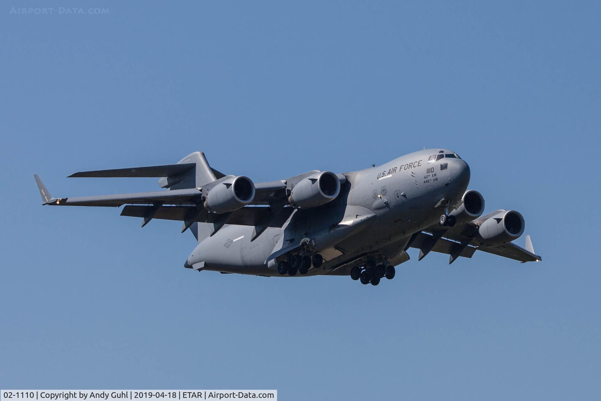 02-1110, 2002 Boeing C-17A Globemaster III C/N P-110, Boeing C-17A Globemaster III