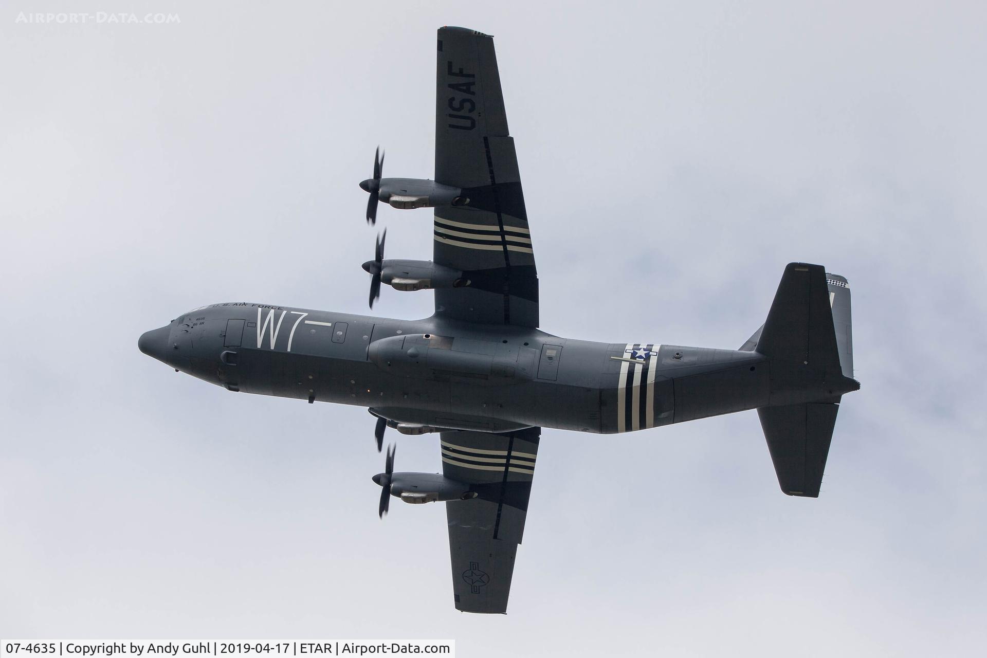07-4635, 2007 Lockheed Martin C-130J-30 Super Hercules C/N 382-5595, World War II Decals