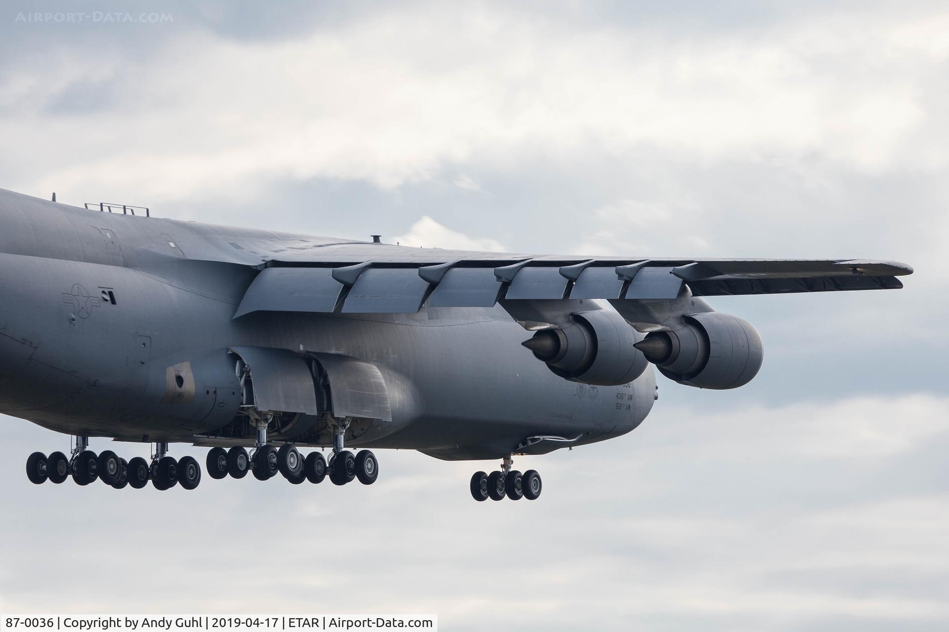 87-0036, Lockheed C-5M Super Galaxy C/N 500-0122, Galaxy
