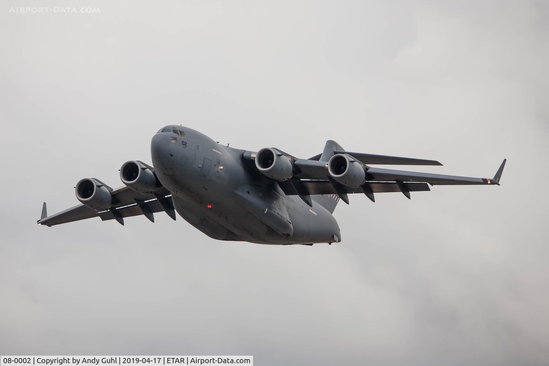 08-0002, 2009 Boeing C-17A Globemaster III C/N F-210, Boeing C-17A Globemaster III