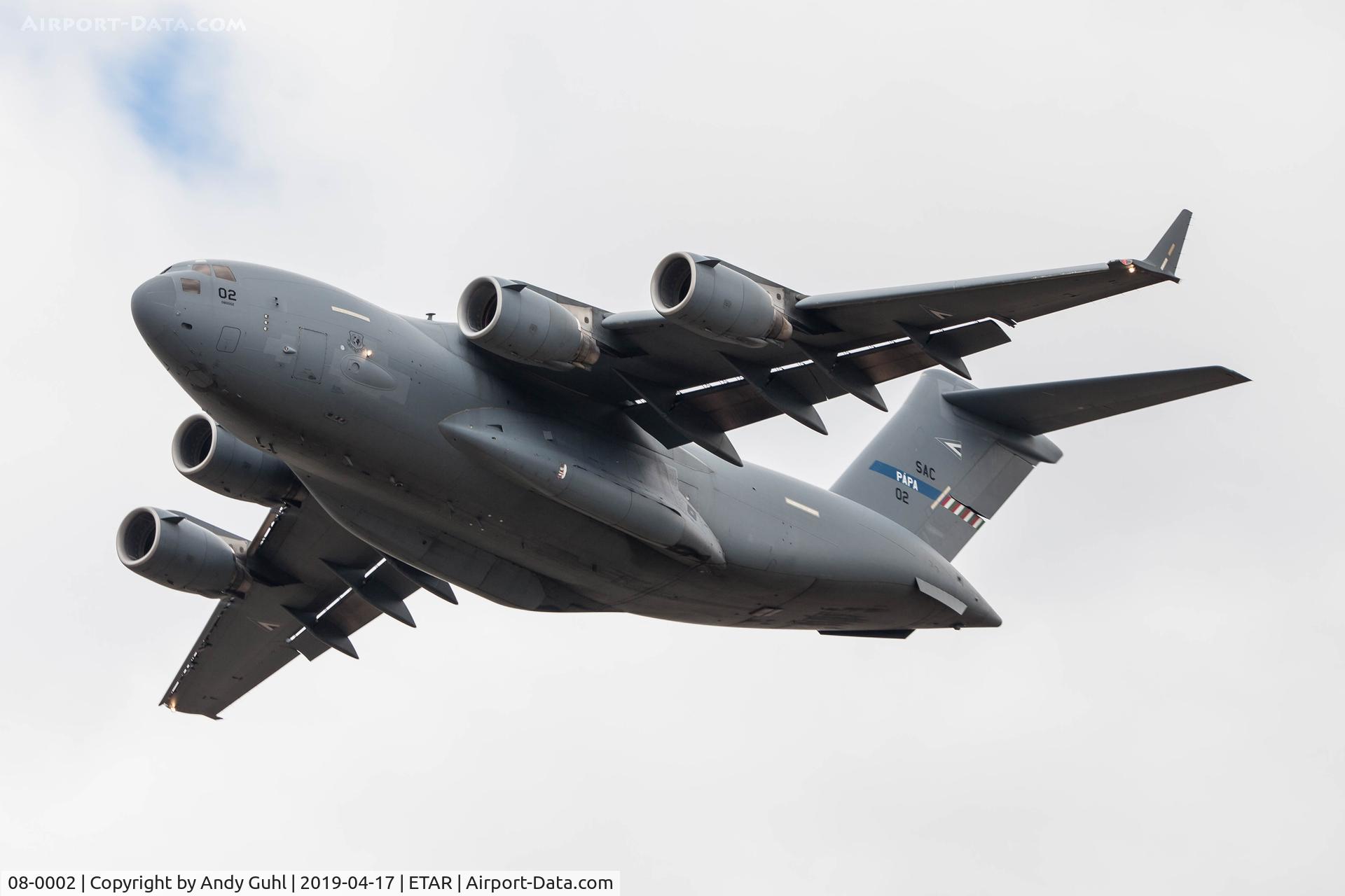 08-0002, 2009 Boeing C-17A Globemaster III C/N F-210, Boeing C-17A Globemaster III