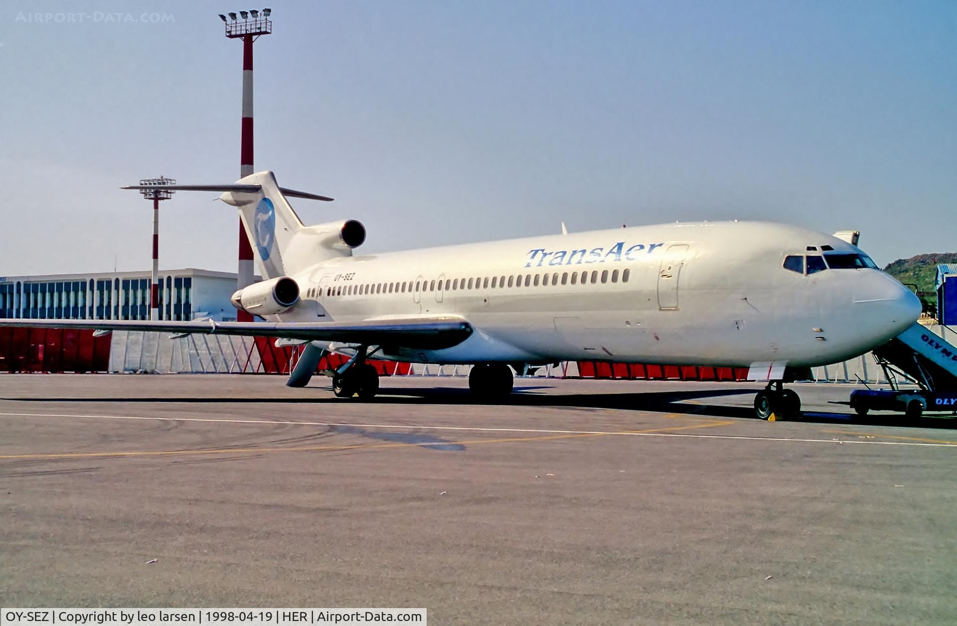 OY-SEZ, 1976 Boeing 727-2M7 C/N 21202, Heraklion 19.4.1998