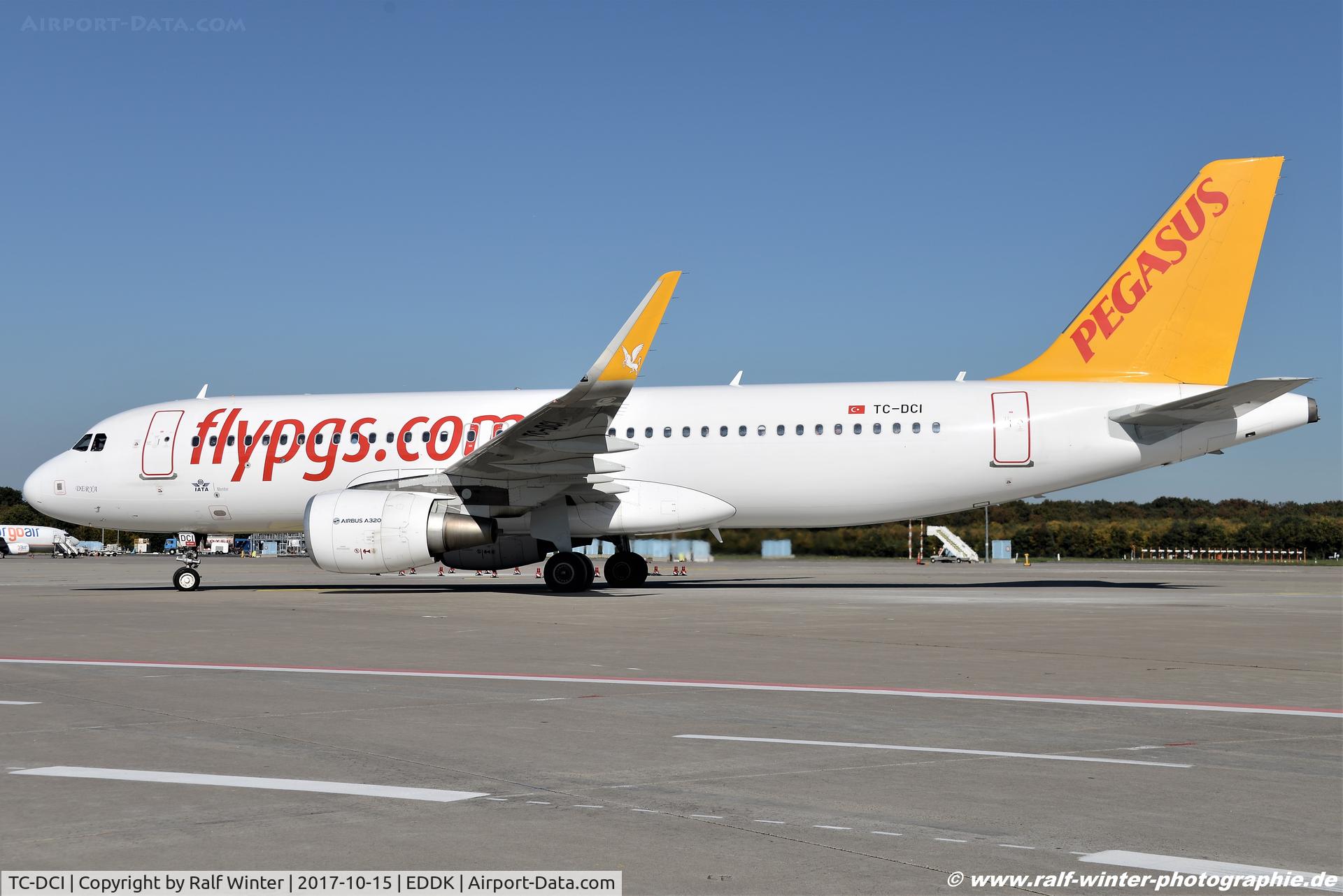 TC-DCI, 2015 Airbus A320-216 C/N 6666, Airbus A320-216W - H9 PGT Pegasus 'Derya' - 6666 - TC-DCI - 15.10.2017 - CGN