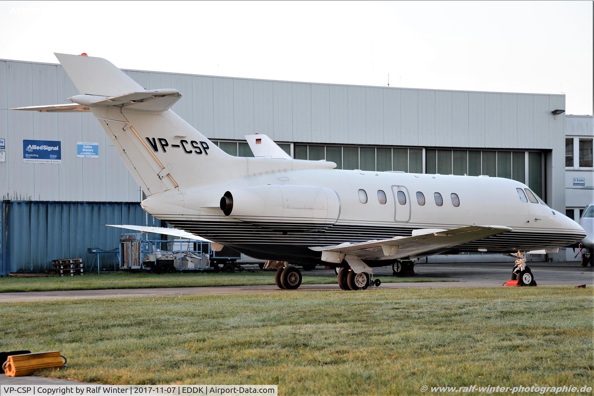VP-CSP, 1991 British Aerospace BAe.125 Series 800A C/N 258210, Biritish Aerospace BAe 125-800 - Springline Moscow - 258210 - VP-CSP - 07.11.2017 - CGN