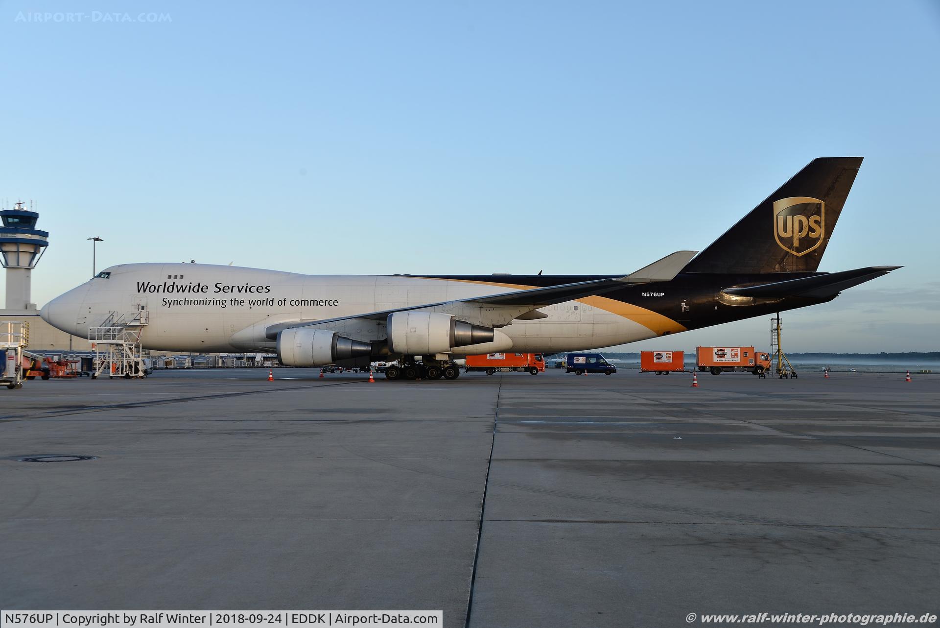 N576UP, 2008 Boeing 747-44AF C/N 35665, Boeing 576UP - 5X UPS United Parcel Service - 35665 - N576UP - 24.09.2018 - CGN