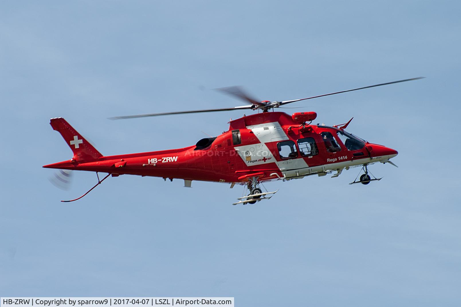 HB-ZRW, 2009 Agusta AW-109SP C/N 22207, Approaching Locarno-Magadino Heliport