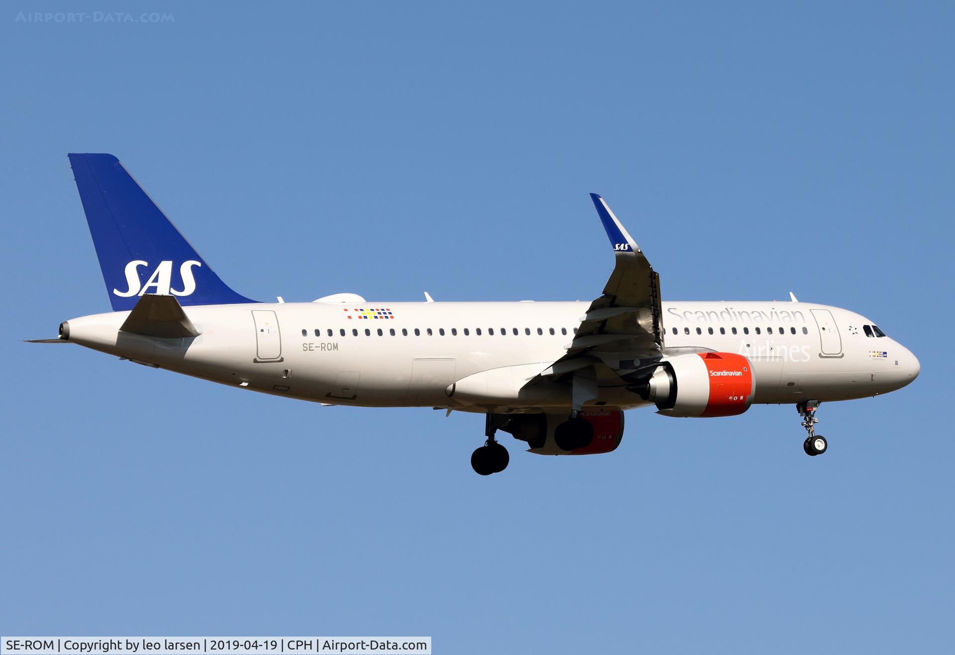 SE-ROM, 2018 Airbus A320-251N C/N 8494, Copenhagen 19.4.2019