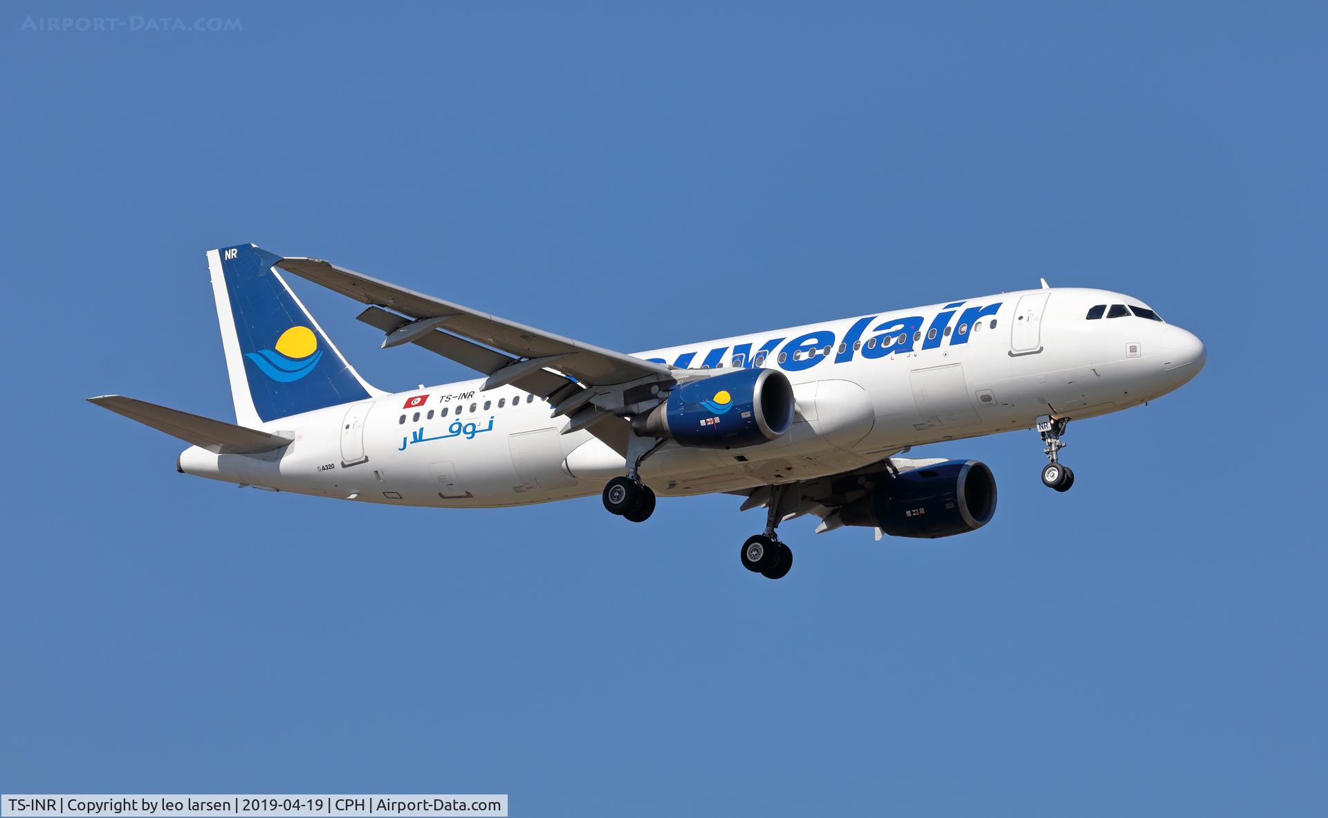 TS-INR, 2014 Airbus A320-214 C/N 3487, Copenhagen 19.4.2019
