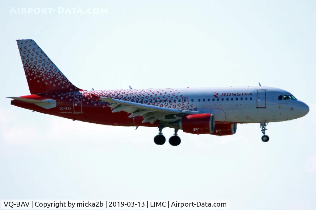 VQ-BAV, 2002 Airbus A319-111 C/N 1743, Landing