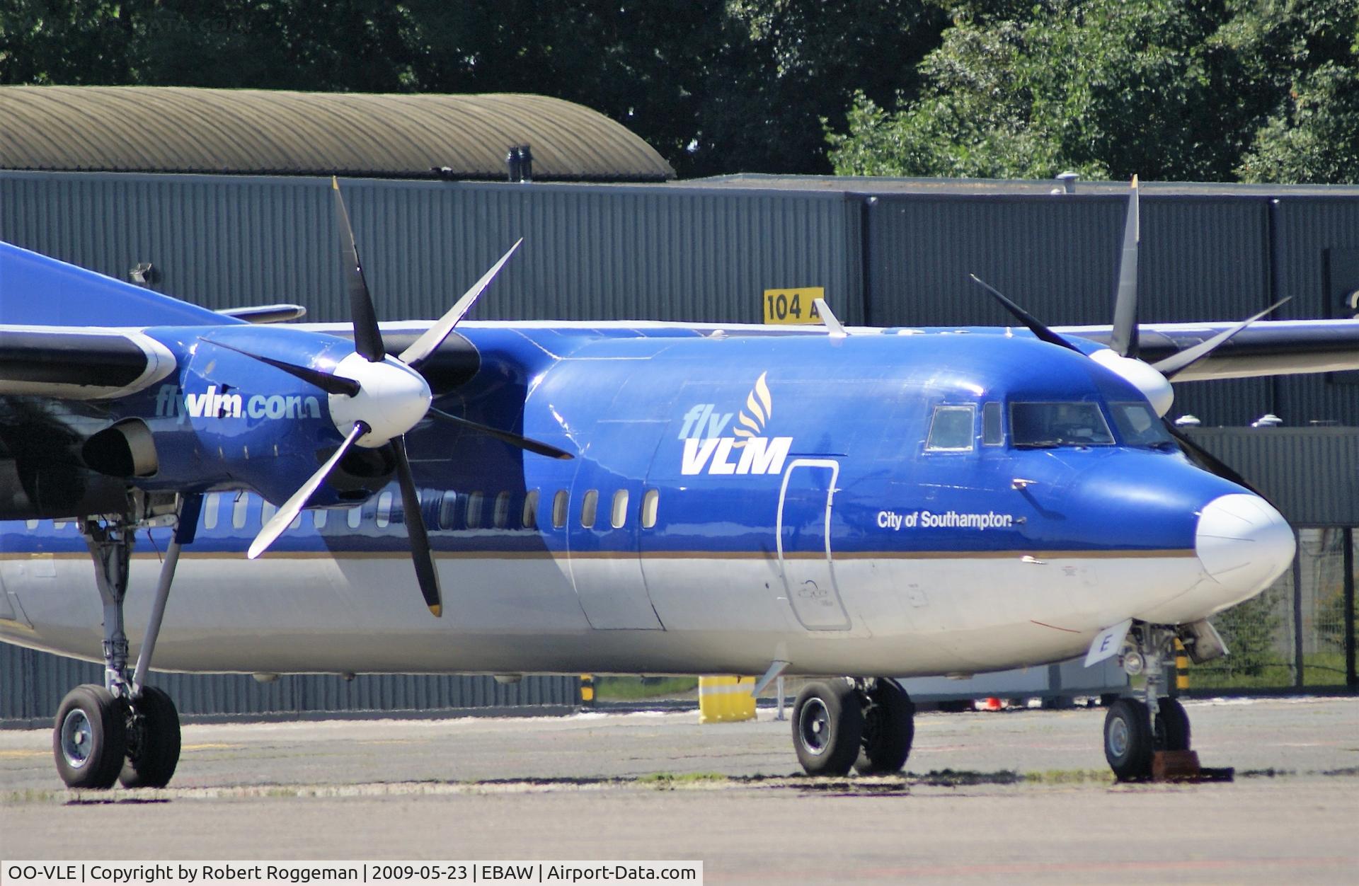 OO-VLE, 1988 Fokker 50 C/N 20132, VLM.CITY OF SOUTHAMPTON.