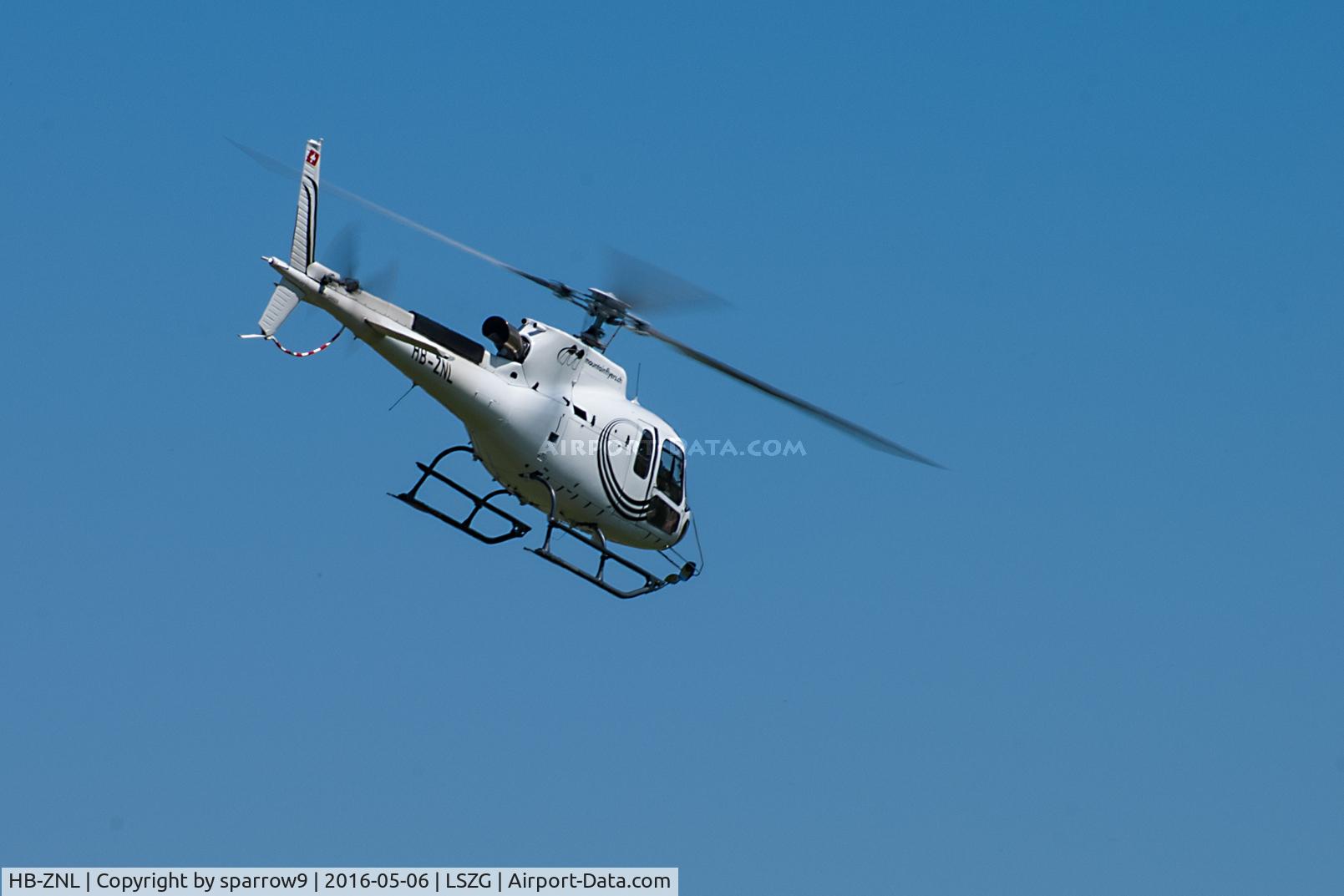 HB-ZNL, 2014 Airbus Helicopters AS-350B-3 Ecureuil C/N 7973, Departing Grenchen