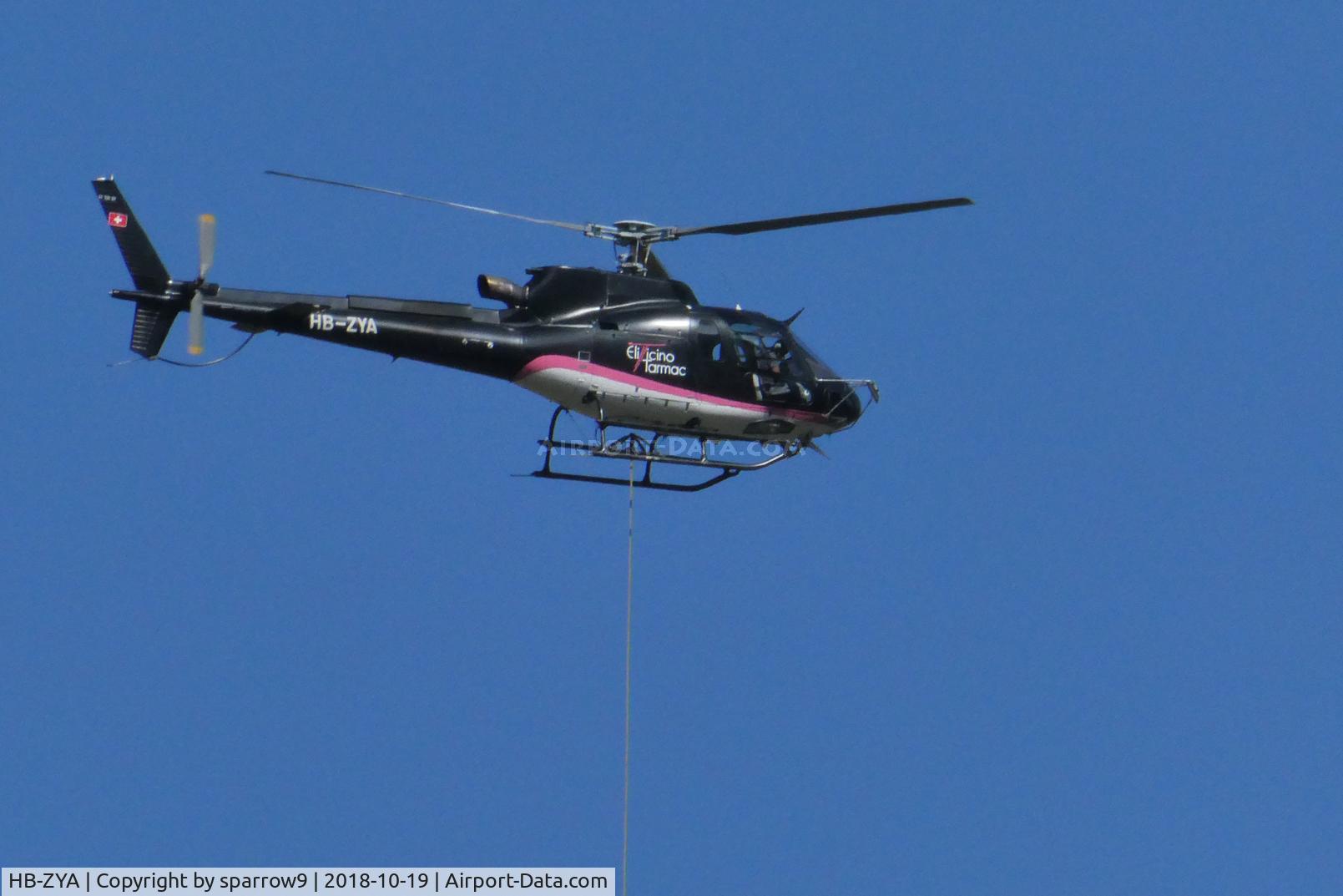 HB-ZYA, 2017 Airbus Helicopters AS-350B-3 Ecureuil C/N 8383, Working near Cavigliano in Centovalli