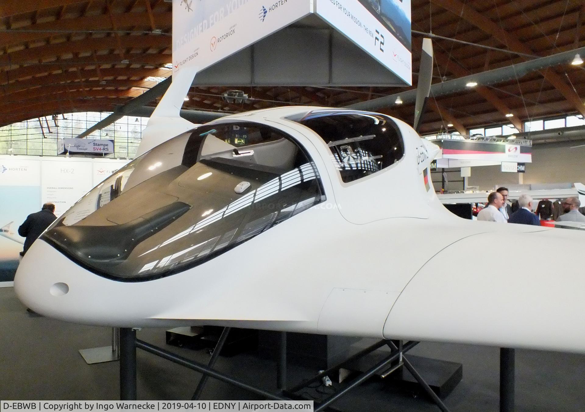 D-EBWB, 2019 Horten HX-2 C/N 01, Horten HX-2 at the AERO 2019, Friedrichshafen
