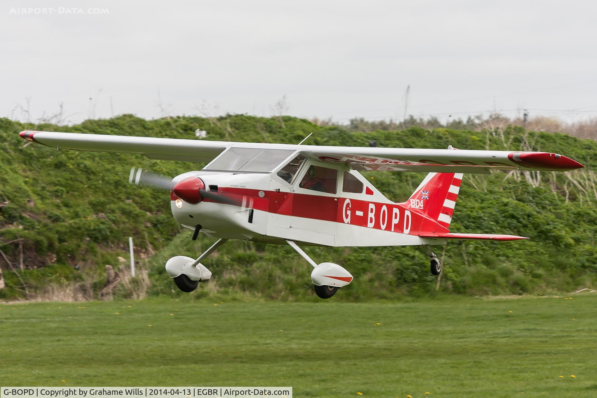 G-BOPD, 1974 Bede BD-4 C/N 632, Bede BD-4 G-BOPD, Breighton 13/4/14