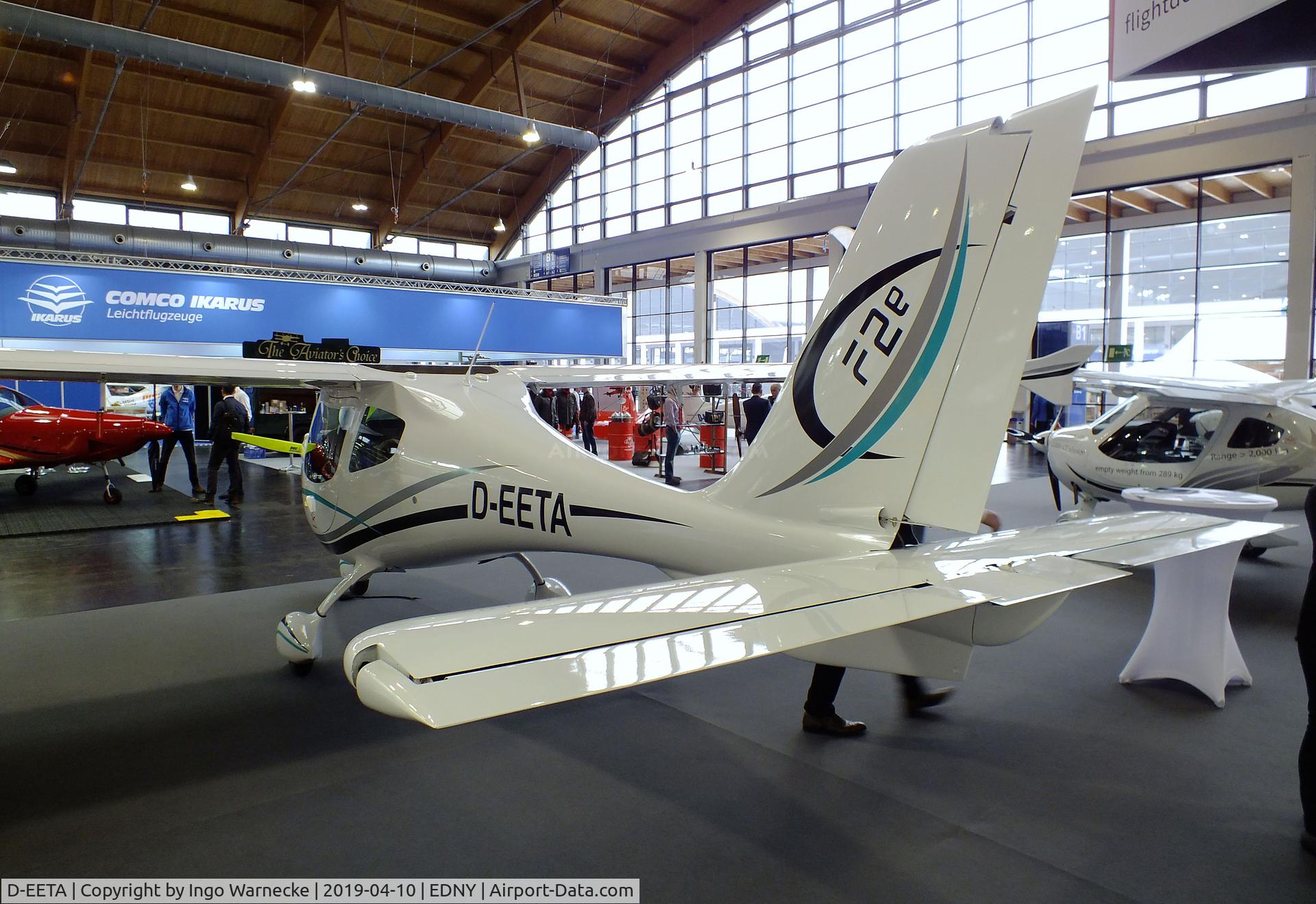 D-EETA, 2019 Flight Design F2e C/N Not found D-EETA, Flight Design F2e with Siemens electric motor at the AERO 2019, Friedrichshafen