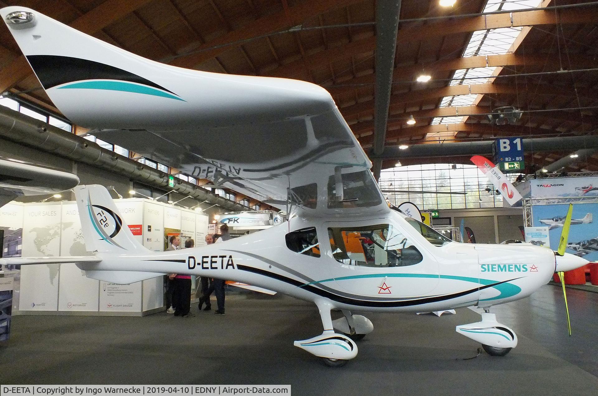 D-EETA, 2019 Flight Design F2e C/N Not found D-EETA, Flight Design F2e with Siemens electric motor at the AERO 2019, Friedrichshafen
