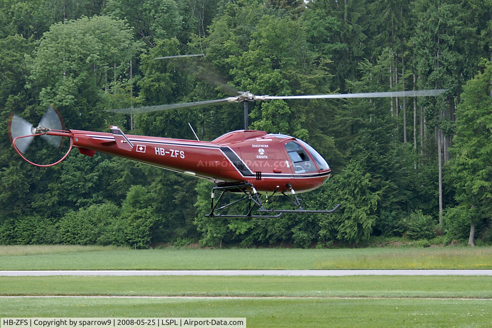 HB-ZFS, 1990 Enstrom 280FX Shark C/N 2059, Training at Langenthal-Bleienbach airfield