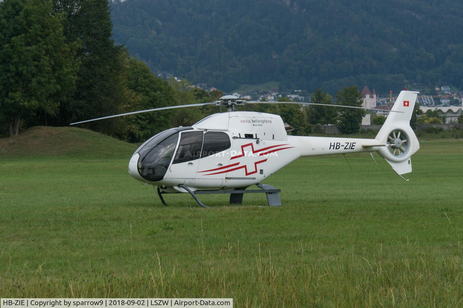 HB-ZIE, 2006 Eurocopter EC-120B Colibri C/N 1461, At Thun airfield