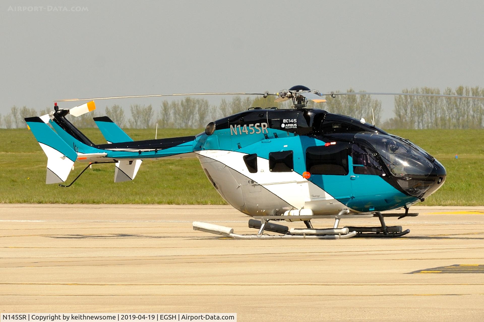 N145SR, Eurocopter-Kawasaki EC-145 (BK-117C-2) C/N 9339, Nice Visitor.