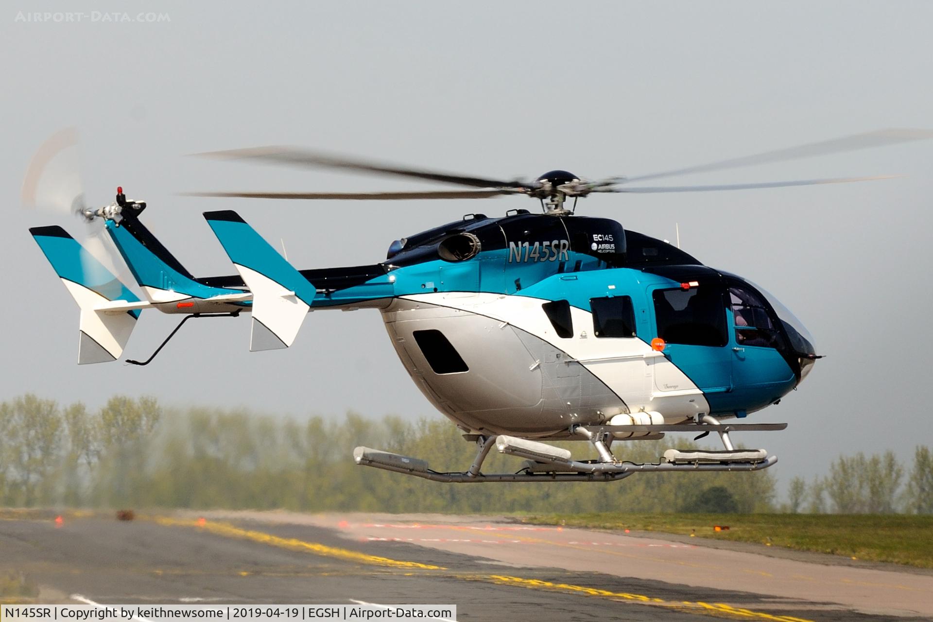 N145SR, Eurocopter-Kawasaki EC-145 (BK-117C-2) C/N 9339, Nice Visitor.
