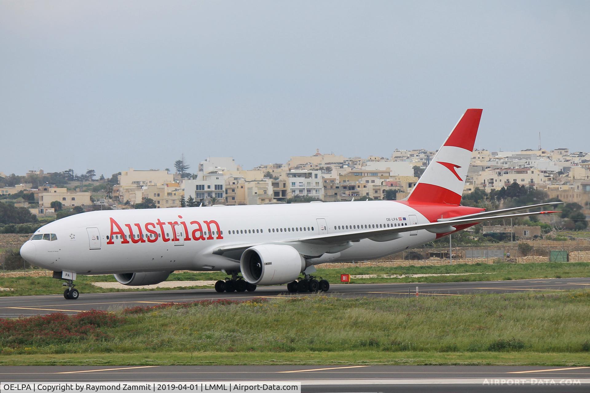 OE-LPA, 1997 Boeing 777-2Z9/ER C/N 28698, B777 OE-LPA Austrian Airlines