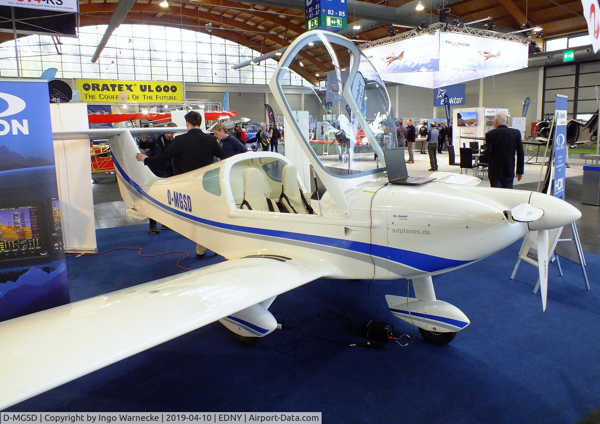 D-MGSD, 2018 Spacek SD-2 SportMaster C/N 002, SD-Aircraft Spacek SD-2 SportMaster at the AERO 2019, Friedrichshafen