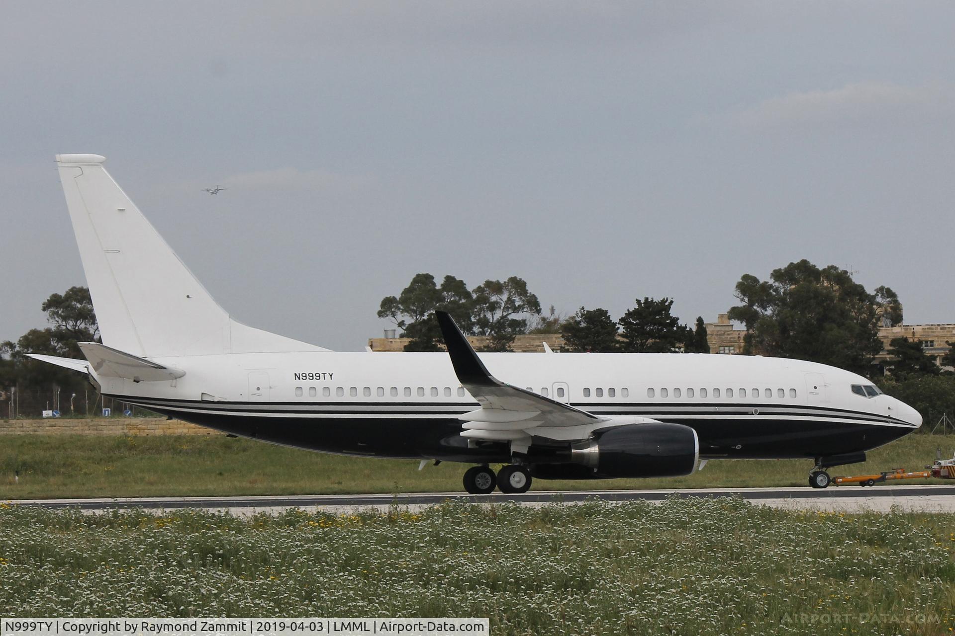 N999TY, 2008 Boeing 737-7JR BBJ C/N 37111, B737-700 N999TY