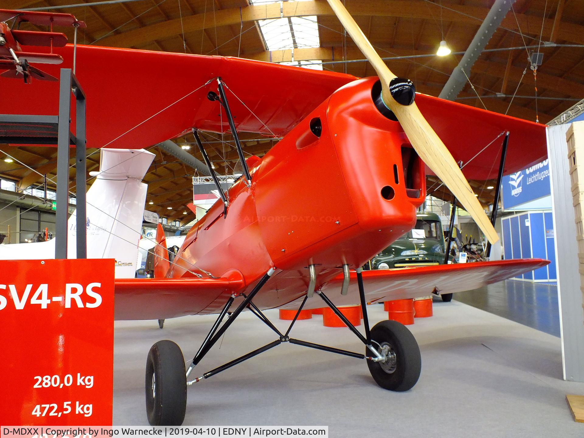 D-MDXX, Ultralight Concept SV4-RS C/N 041, Ultralight Concept Stampe SV4-RS UL at the AERO 2019, Friedrichshafen