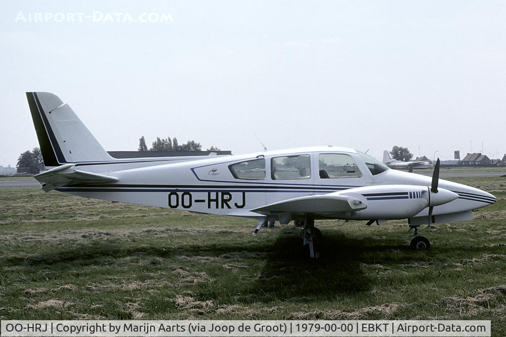 OO-HRJ, 1979 Gulfstream American GA-7 Cougar C/N GA7-0103, short lived in the Belgian civil register