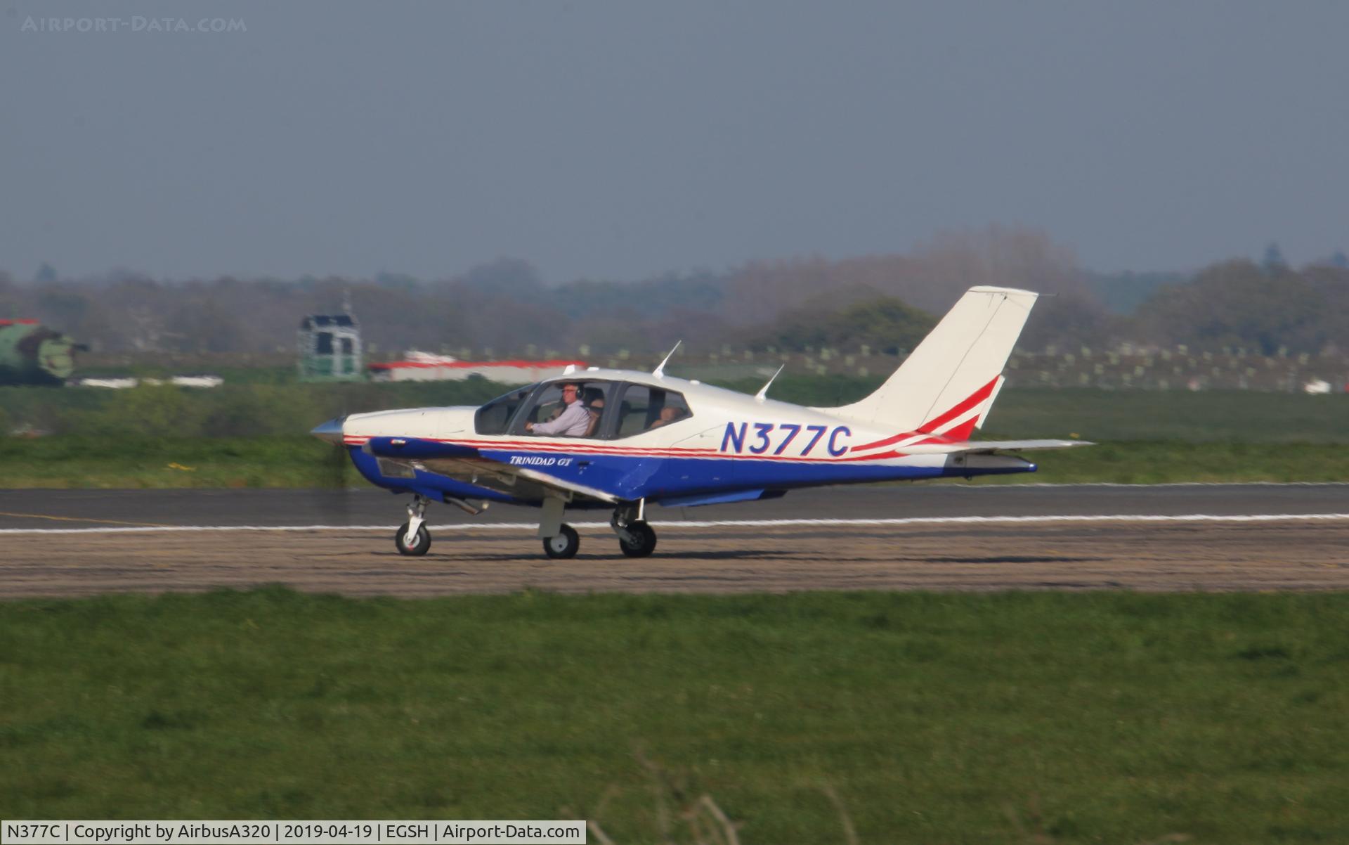 N377C, 2005 Socata TB-21 GT TC Trinidad C/N 2222, Departing NWI