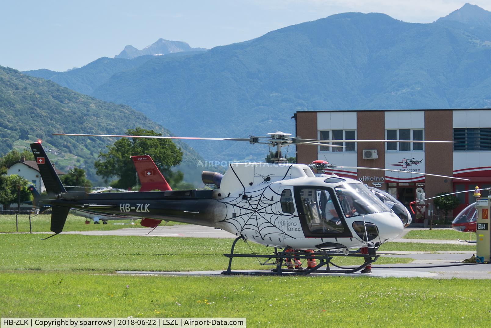 HB-ZLK, 2011 Eurocopter AS-350B-3 Ecureuil Ecureuil C/N 7115, At Locarno-Magadino