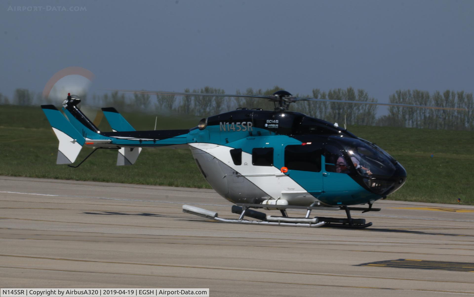 N145SR, Eurocopter-Kawasaki EC-145 (BK-117C-2) C/N 9339, Parked at NWI
