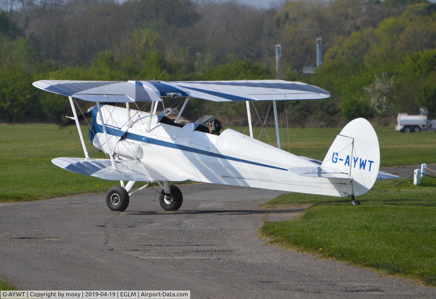 G-AYWT, 1949 Stampe-Vertongen SV-4C C/N 1111, Stampe-Vertongen SV-4C at White Waltham. Ex F-BLEY