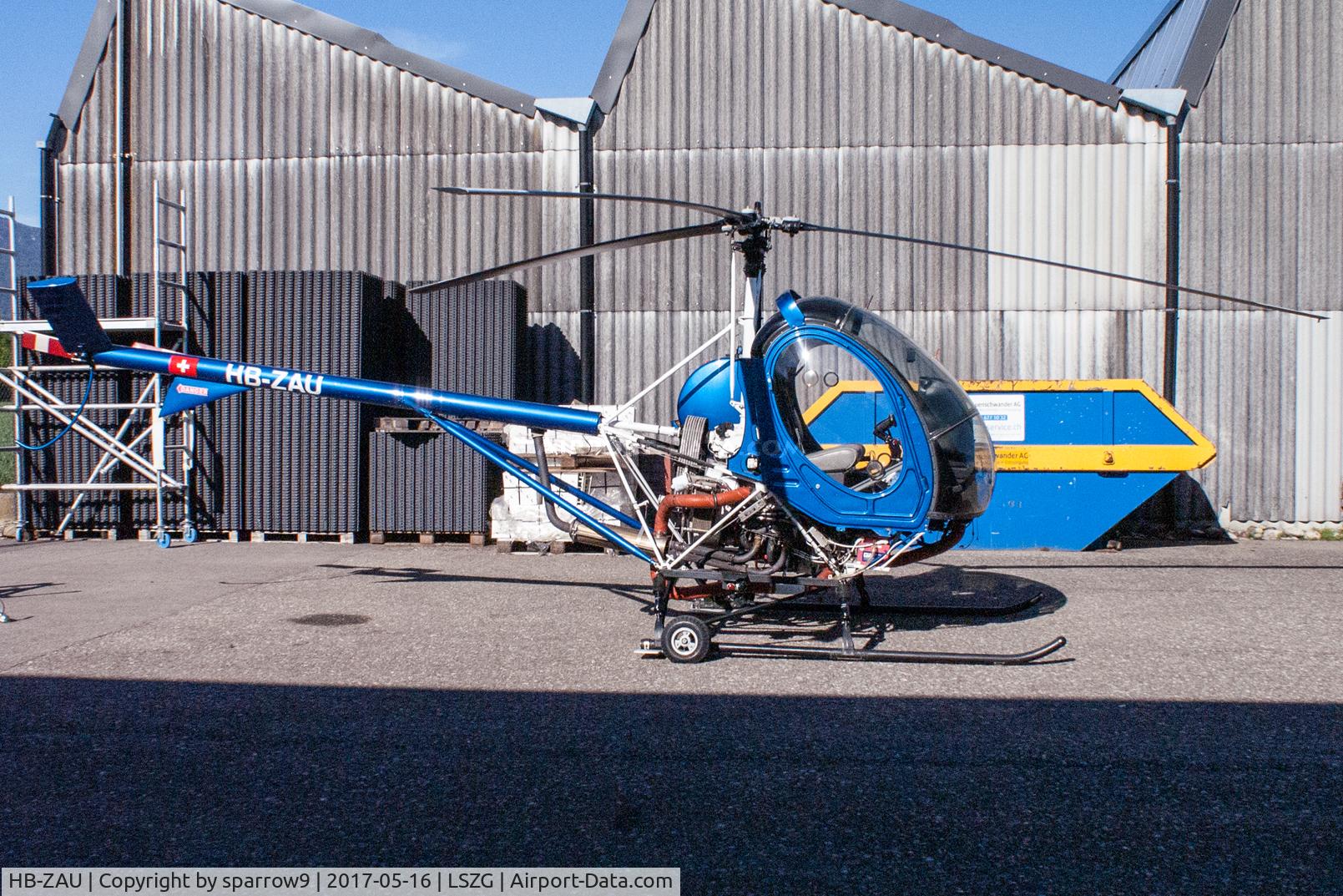 HB-ZAU, 2007 Schweizer 269C-1 C/N 0288, At Grenchen. HB-registered from 2017-11-22- until 2018-10-22.
